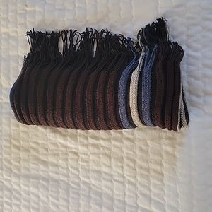 Men's Vfrass Scarf made for Johnston & Murphy,  Brown/ Blue Multi,  One size